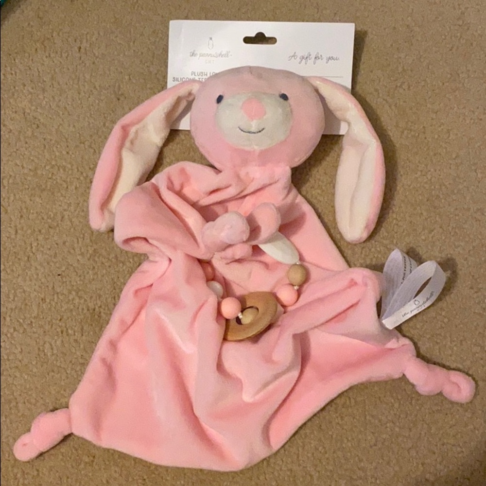 Plush lovie and teether